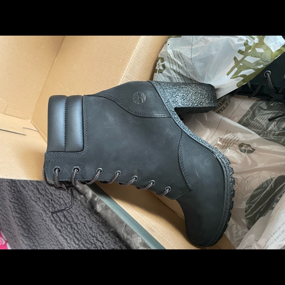 Timberland Tillston Black Heeled Boot
